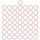 thumbnail image 1 of Uxcell 50Pcs Anillos de Silicona O 36mm ID 40mm OD 2mm Ancho VMQ Arandelas de Sellado Rojas, 1 of 7