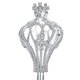 thumbnail image 3 of Cetro Pensoda Cruz Real Plateado con Strass, 3 of 4