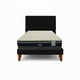 thumbnail image 1 of Cama 1 Plaza Negro Capitone + Colchón Ortopedic, 1 of 2