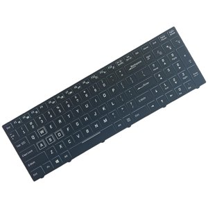 Bothyi - Teclado Retroiluminado Para Ordenador Portátil Us Rgb Negro Para Clevo N850 N857Hk Cvm15F2300J430M