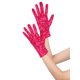 thumbnail image 4 of INSPIRE CHIC Guantes de lentejuelas para mujer, guantes de baile brillantes de dedo completo, mangas de baile brillantes para fiesta, banquete, disfraz, vestido de fiesta, rojo rosa, 4 of 5