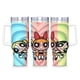 thumbnail image 1 of Las Chicas Superpoderosas Vaso aislado de acero inoxidable con asa, diseño temático, regalo para familia, amigos y fans; incluye pajita y encaja en el portavasos estándar, 40 oz, 1 of 6
