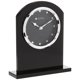 thumbnail image 1 of Reloj de escritorio Bulova B5010 negro con cristal de ébano, funciona con pilas, 1 of 3