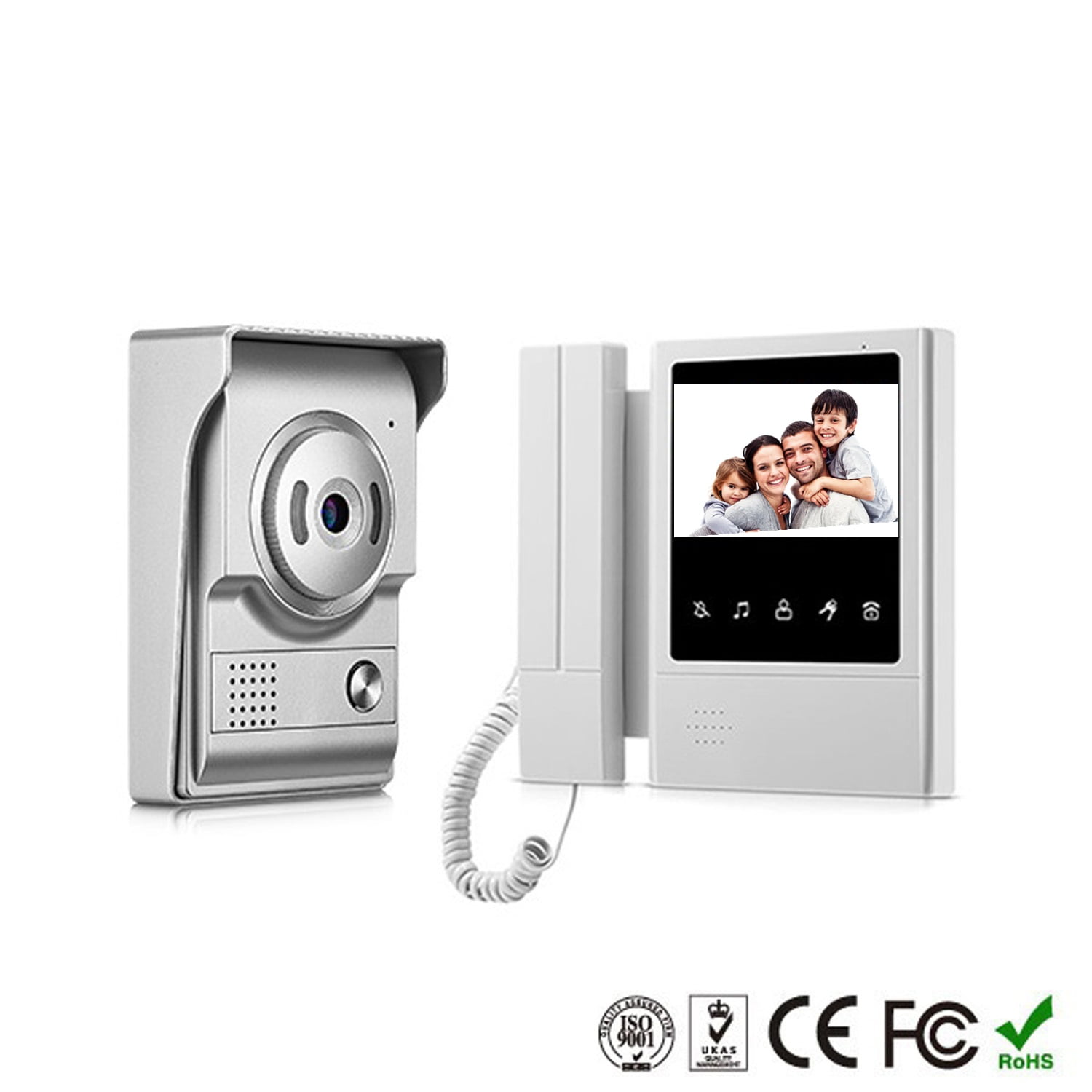 Vipa - Kit Citófono Video Portero Visión Nocturna Cvp100