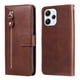 thumbnail image 1 of Funda con Cremallera para Xiaomi Poco M6 Pro 5G, Carcasa Cartera de Cuero PU con Soporte y Tarjetero, 1 of 6