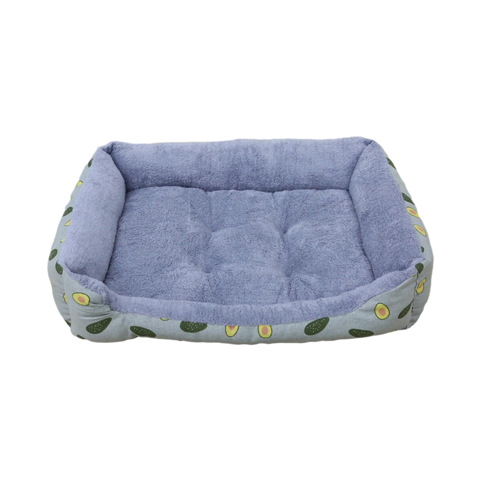 Magideal - Cama Rectangular Para Perros Pequeños, Cojín Para Mascotas, Transpirable, Cómoda, Cama Cálida Para Perros, Camas Grandes Para Gatos, Perros Pequeños, 60cmx45cm