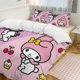 thumbnail image 1 of Sanrio Quilt Set Thicken Soft 3 Pieces Bedding Set All Season Duvet Cove with 2 Pillowcases for Adult Women Girls Teens Home Room Decor, 1 of 5