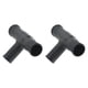 thumbnail image 4 of 2 Conectores En T Para Manguera De Calefacción, Color Negro, Para Lexus Cruiser Sienna (1992-2007), 4 of 5