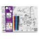thumbnail image 2 of Pack 2 Tapetes Reutilizables Para Colorear Piratas Vehículos Con 6 Lápices + 3 Años ¡nuevo En Chile!, 2 of 5