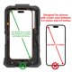 thumbnail image 3 of Carcasa Submarina YIXXI para iPhone 15 m Impermeable Negro Naranja, 3 of 9