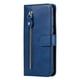 thumbnail image 2 of Funda con Cremallera para Samsung Galaxy S25 Plus, Carcasa Cartera de Cuero PU con Soporte y Tarjetero, 2 of 6