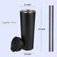 thumbnail image 2 of Vaso térmico Konokyo de 900 ml de acero inoxidable negro, 2 of 7