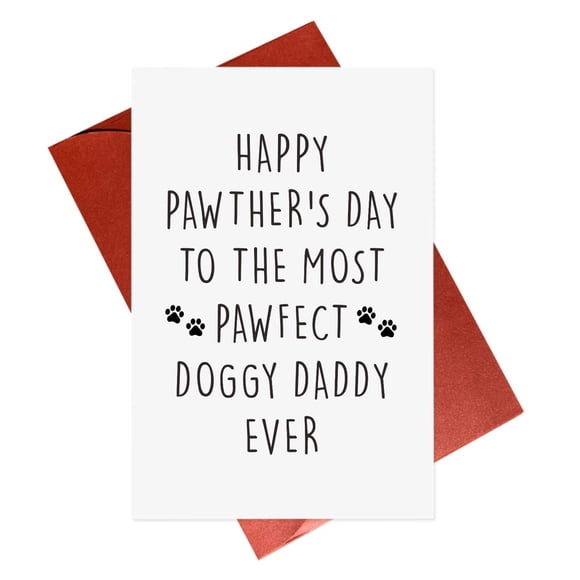 Tarjeta de felicitación Gonzey Papá Perruno – Día del Padre