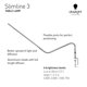 thumbnail image 5 of Lámpara de mesa Daylight Company Slimline 3 LED 1.065 lúmenes, 5 of 7