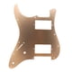 thumbnail image 5 of Plato anti arañazos pickguard de aluminio hh para guitarra de oro., 5 of 5