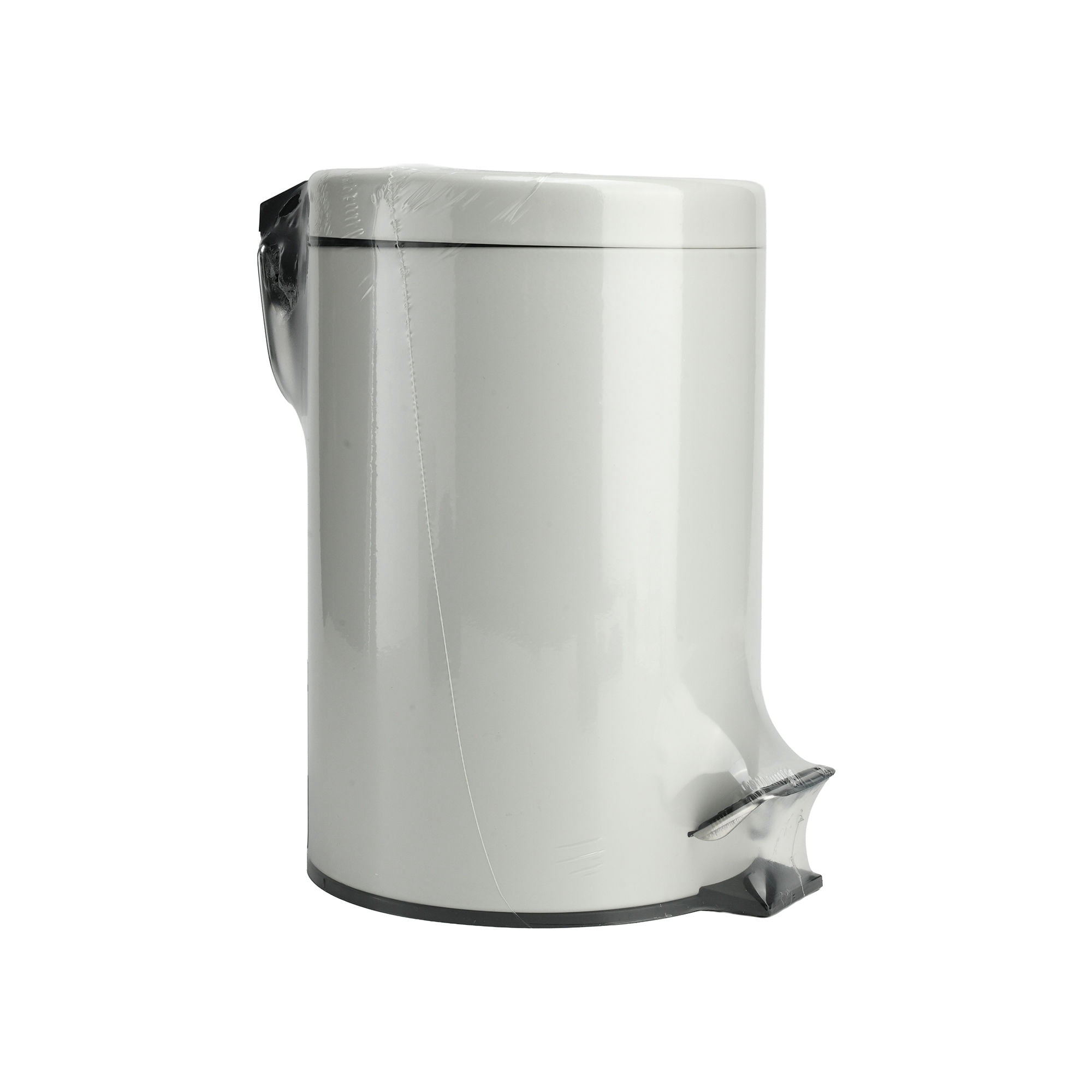 Basurero Crom Gris Metalico Mainstays