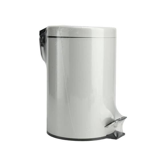 Basurero Crom Gris Metalico