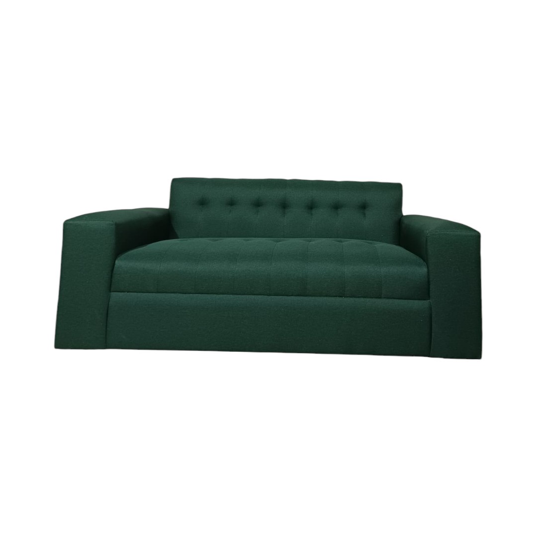 Diseños Valestrini - Sofa Dos Cuerpos Lino Verde