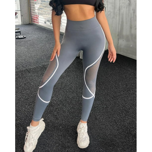 Calza Deportiva Mujer Push Up con Malla Transpirable