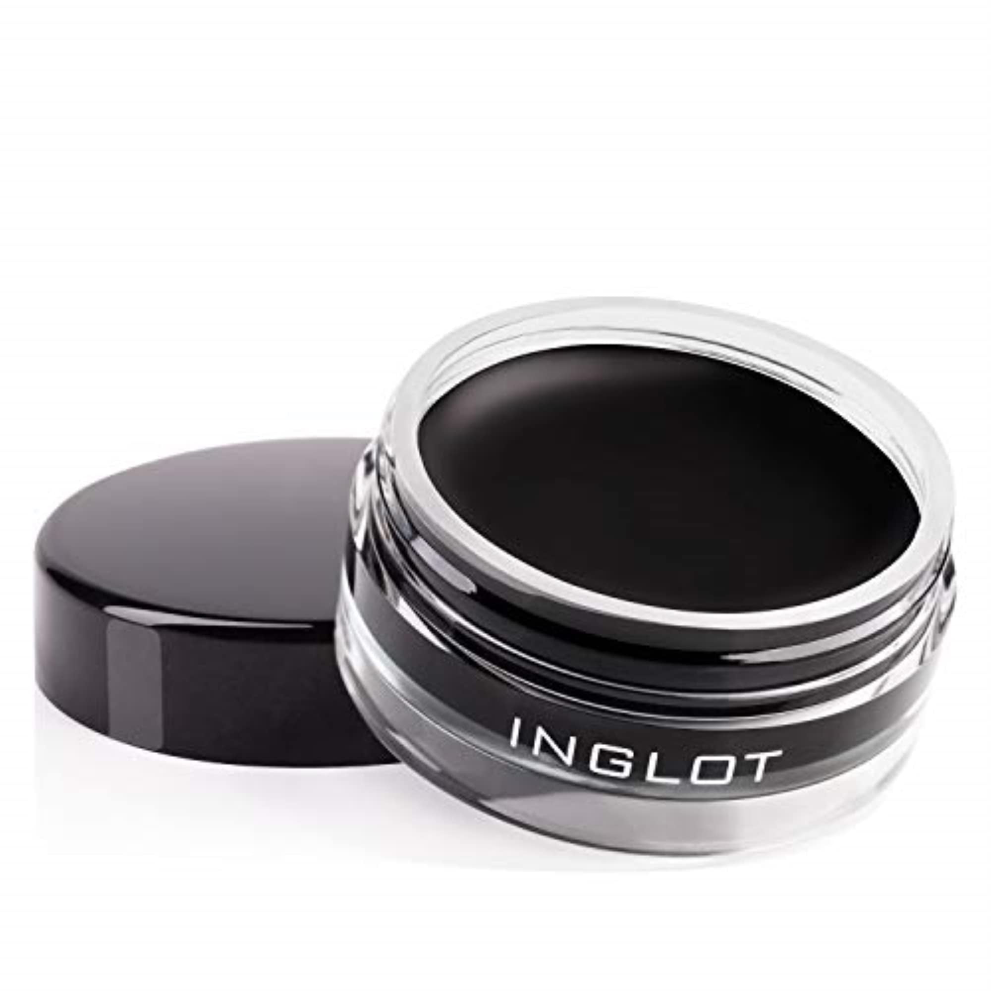 Delineador De Ojos En Gel Inglot Amc 77, Impermeable, Negro Mate, 5,5 Ml