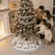 thumbnail image 4 of Faldon Navideno Plateado Arbol Navidad 115 Cm 3 Muñecos, 4 of 9