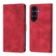 thumbnail image 5 of Funda Cartera para Samsung Galaxy S25 FE con Soporte y Ranuras, Resistente a Golpes y Rayones Rojo, 5 of 6