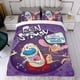 thumbnail image 4 of El Show de Ren & Stimpy Conjunto de sábanas temático, trío de piezas, cómodo y amigable con la piel, diseño único, regalo de decoración para el hogar para familiares, amigos y fans,173cm *218cm, 4 of 6