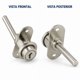 thumbnail image 3 of Cerradura mueble kardex frontal niquel D88-B120 Poli Chile, 3 of 7