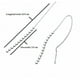 thumbnail image 3 of Aros Largos Plata Fina Ley S925 Minimalistas, 3 of 3