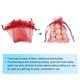 thumbnail image 4 of Uxcell 100pcs Bolsas de Organza 2x3 Pulgadas Bolsas de Regalo con Cordón Bolsa de Malla Roja, 4 of 7