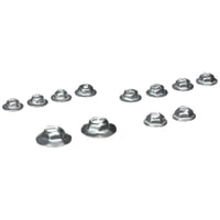 Tornillos Dorman ¡Ayuda! Tuercas De Roscar 45384, Color Plateado Surtido