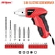 thumbnail image 2 of Destornillador eléctrico Hi-Spec, 3,6 V, 27 piezas con juego de brocas, rojo, 2 of 6