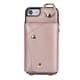 thumbnail image 1 of Crossbody Wallet Women Phone Case For IPhone 14 13 12 11 Pro Max X XR XS Max SE 2022 7 8 Plus,Credit Card Holder Phone Case With Strap,PU Leather Purse With Lanyard Zipper Flip Cover, 1 of 5