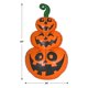 thumbnail image 2 of Calabaza inflable apilada Jack-O'-Lantern Beistle Halloween 1.12 m, 2 of 7