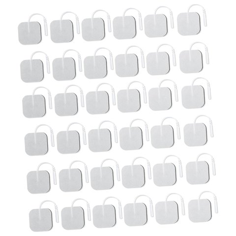 Ioensy - 36 Almohadillas De Electrodos, Cómodas Y Reutilizables, De Repuesto Para Electroterapia