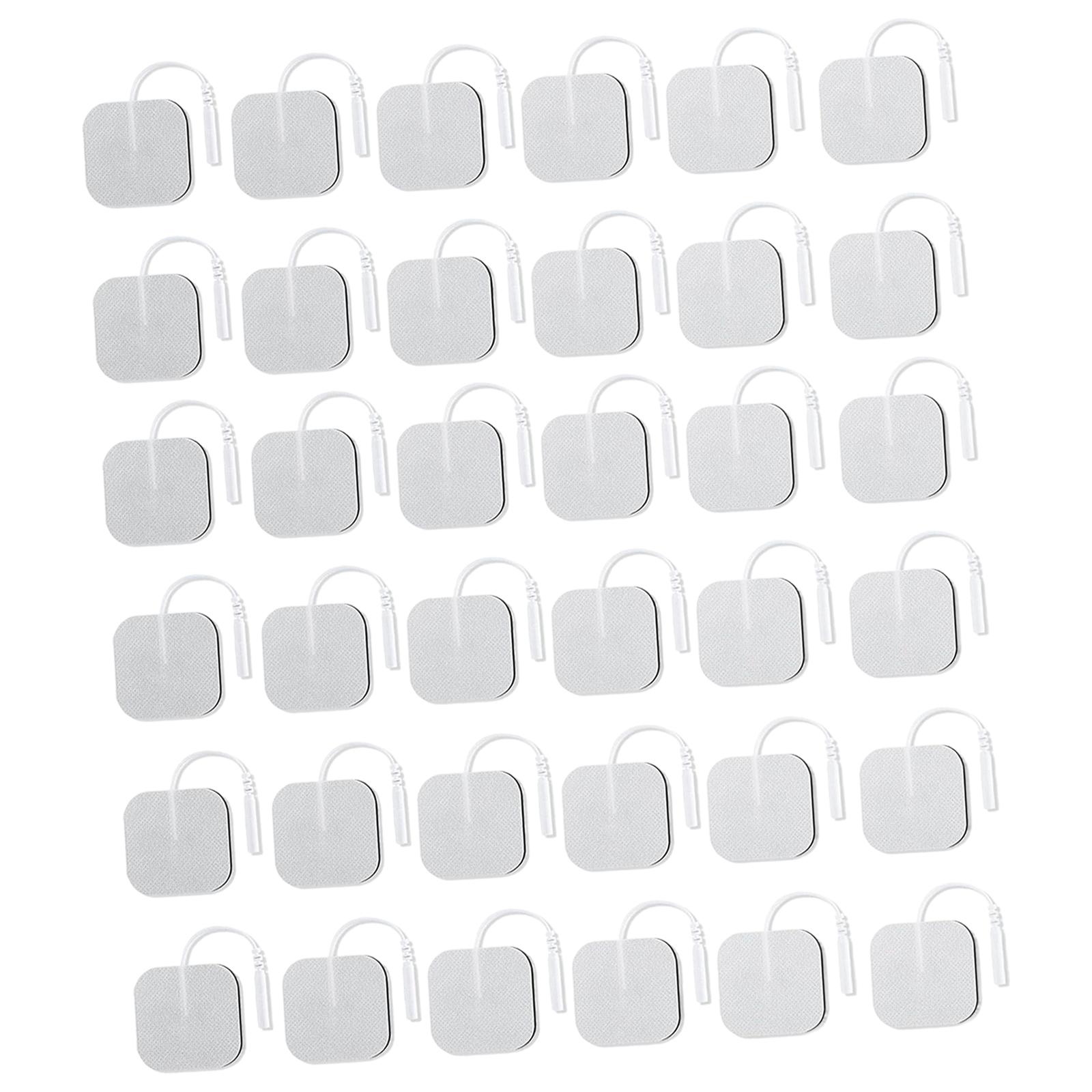 Ioensy - 36 Almohadillas De Electrodos, Cómodas Y Reutilizables, De Repuesto Para Electroterapia