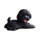 thumbnail image 1 of Figura De Perro En Miniatura, Mini Estatua De Animal Para Dormitorio, Estante, Sala De Estar, Tumbado Negro, 1 of 5
