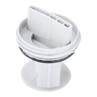 Magideal - Filtro De Bomba De Agua Para Lavadora, Perilla De Tapón De Malla, Duradero, Práctico, Conveniente Filtro De Bomba De Drenaje Para Lavadora, Para Inter Blanco