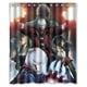 thumbnail image 1 of Cortina de ducha con diseño de animales de Devil May Cry, juego de cortinas de baño con ganchos, tamaño 60 x 72 pulgadas, 1 of 3