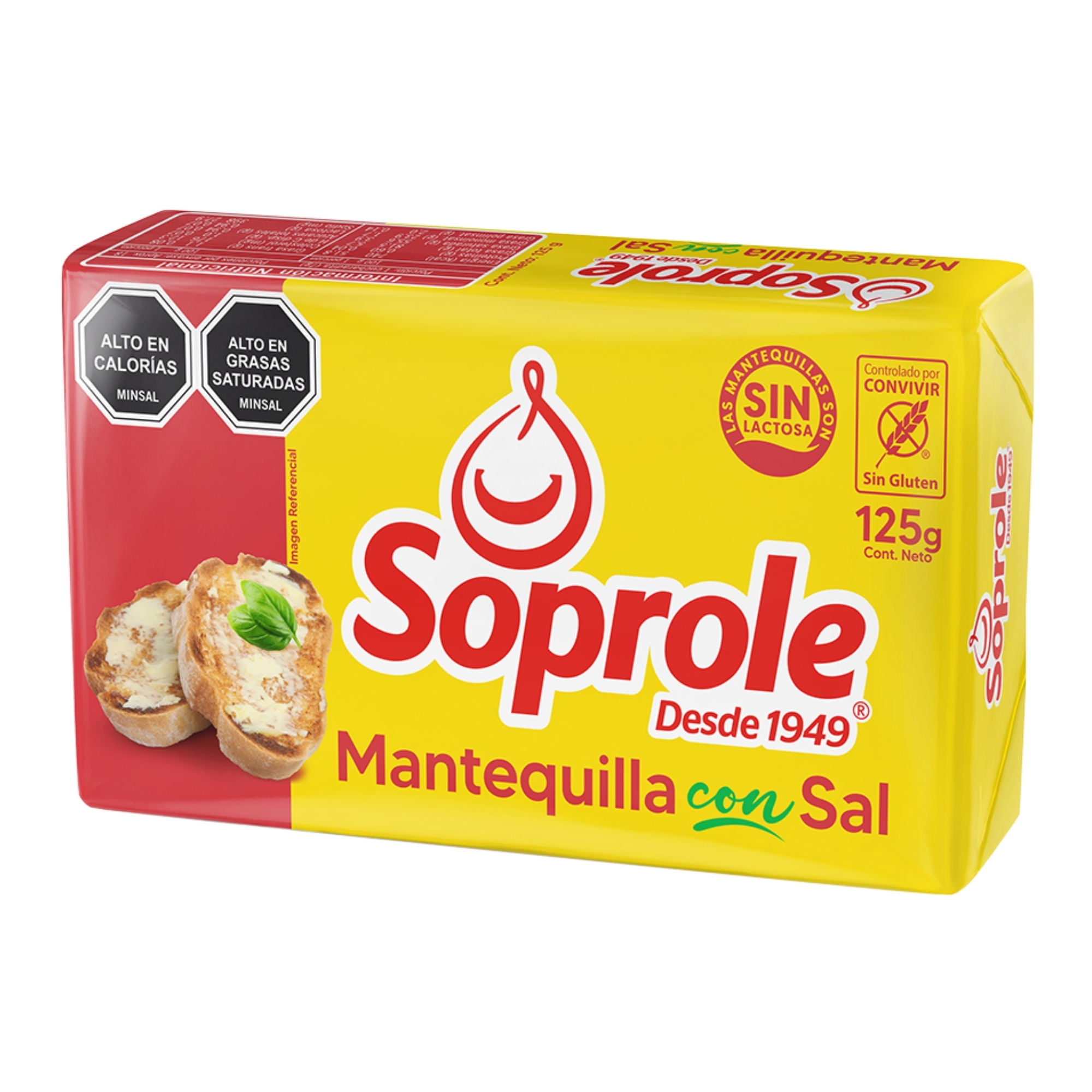 Mantequilla Con Sal 125 g Soprole