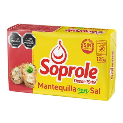 Mantequilla Con Sal 125 G Soprole