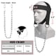 thumbnail image 3 of Neck Harness DEFY, fortalecedor de cuello para entrenamiento de gimnasio, color negro, 3 of 7
