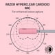 thumbnail image 3 of Auriculares para Juegos Razer Kraken Kitty V3 X con Cable y Sonido 7.1 Rosa, 3 of 9