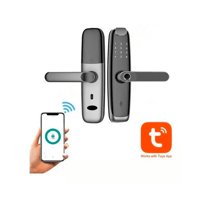 Genérico - Cerraduras Inteligentes Wifi Con Huella Codigo Y Con Control
