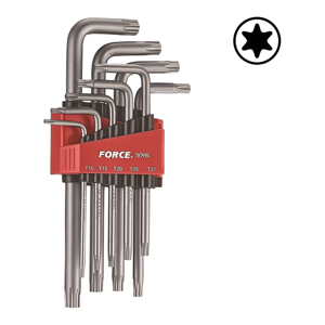 Genérico - Juego Llaves Torx Largas De T10 A T50 9Pz 5098L Force