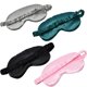 thumbnail image 2 of Máscara para dormir LERSVICVIL, paquete de 4 fundas de seda para mujeres y hombres, 2 of 6