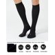 thumbnail image 3 of Calcetines de fútbol CelerSport para jóvenes, niños y adultos, negros (paquete de 2), 3 of 6