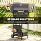 thumbnail image 5 of Parrilla a gas Outsunny de 2 quemadores, 18.000 BTU, con ruedas, 5 of 9