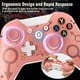 thumbnail image 3 of Mando inalámbrico compatible con Xbox 360 y consola Slim - Joystick de 2,4 GHz, doble vibración, diseño ergonómico para PC Windows XP/7/8/10-Rosa, 3 of 6