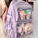 thumbnail image 2 of Y2K Japanese High School Girls Backpack Transparent Pockets Itabag For Dolls Pins Display Plate Laptop Backpack Mochilas Ita Bag, 2 of 3